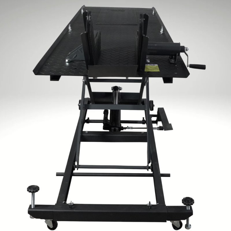 Vue de côté de la table élévatrice 450kg BPAC