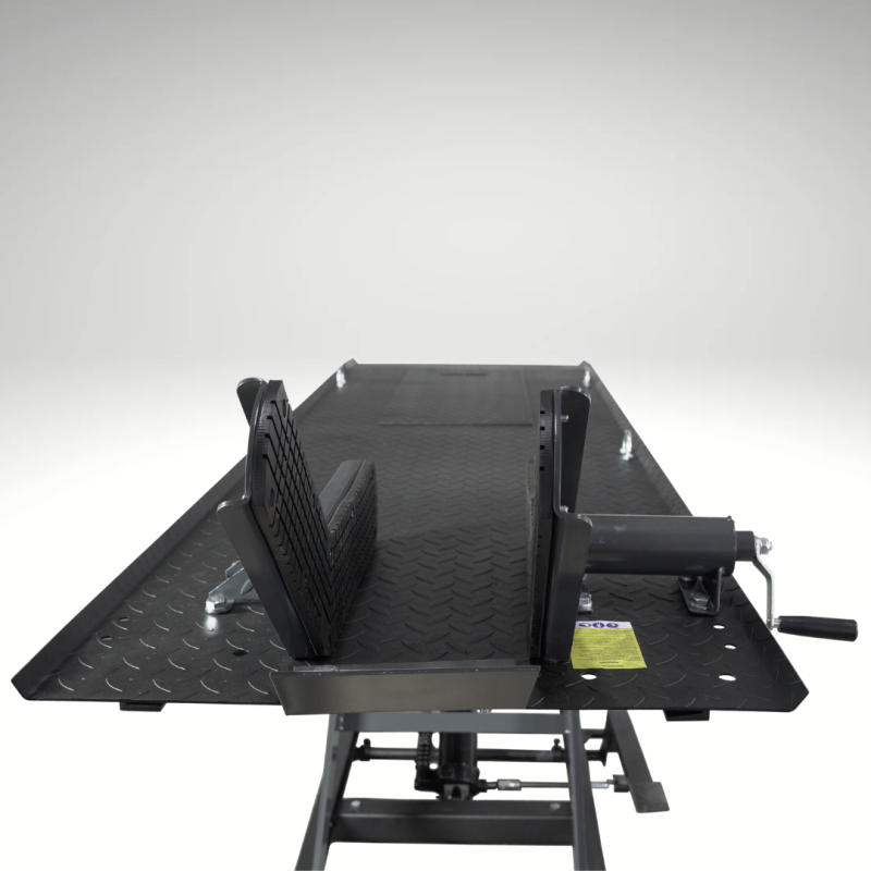 Vue sabots de la table élévatrice 450kg BPAC