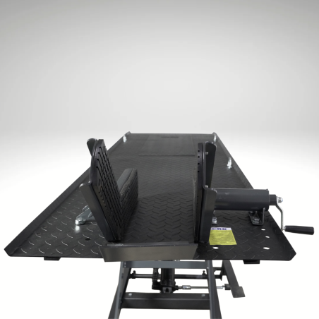 Vue sabots de la table élévatrice 450kg BPAC Vue sabots de la table élévatrice 450kg BPAC