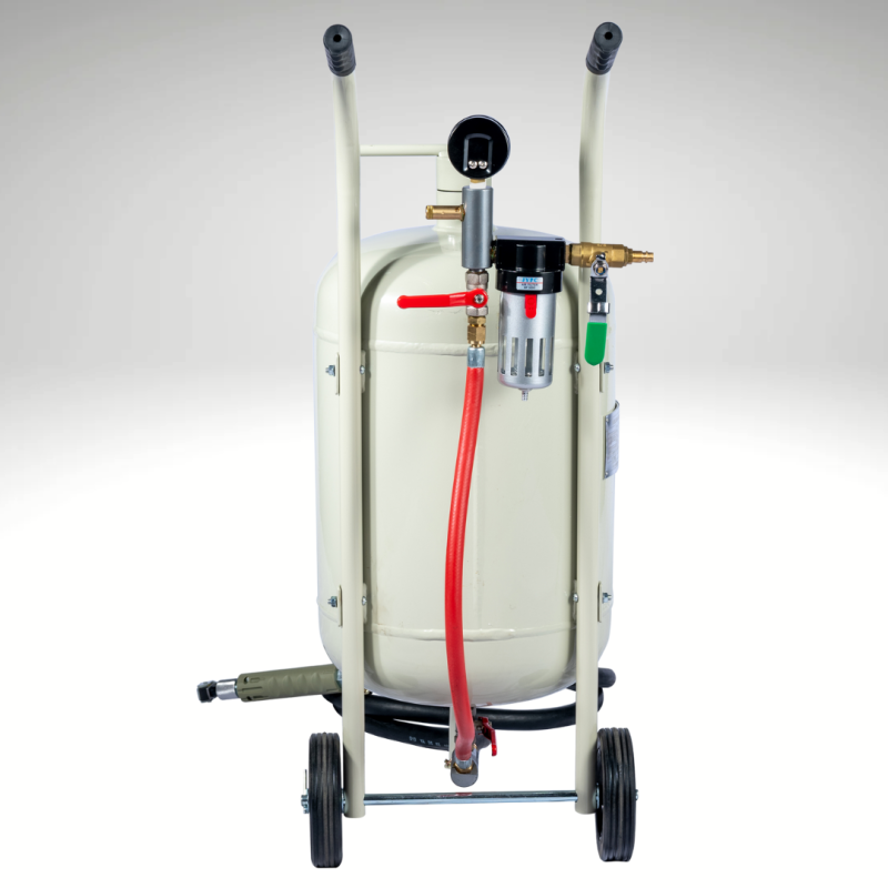 Sableuse Mobile BPAC, vue de dos, 40 Litre