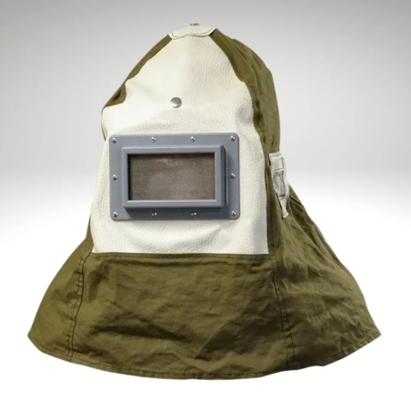 Masque cagoule protection pour sablage avec casque intégré