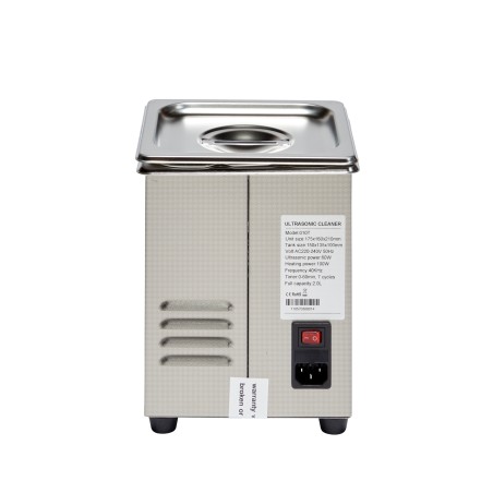 vue arrière du nettoyeur ultrasons 2 litres Xtra Power
