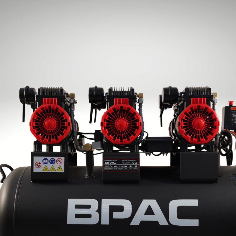 Zoom sur les 3 moteurs électriques de 1100 W