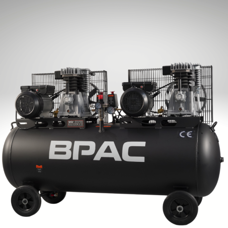 Compresseur d'air 200L à courroie 2x3HP