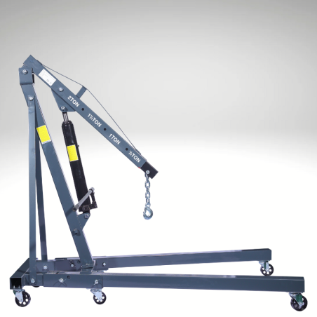 En mode pliante : Grue d'atelier mobile 2 Tonnes - Chèvre de levage hydraulique