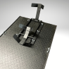 Bloque Roue Moto BPAC installé sur table levage BPAC