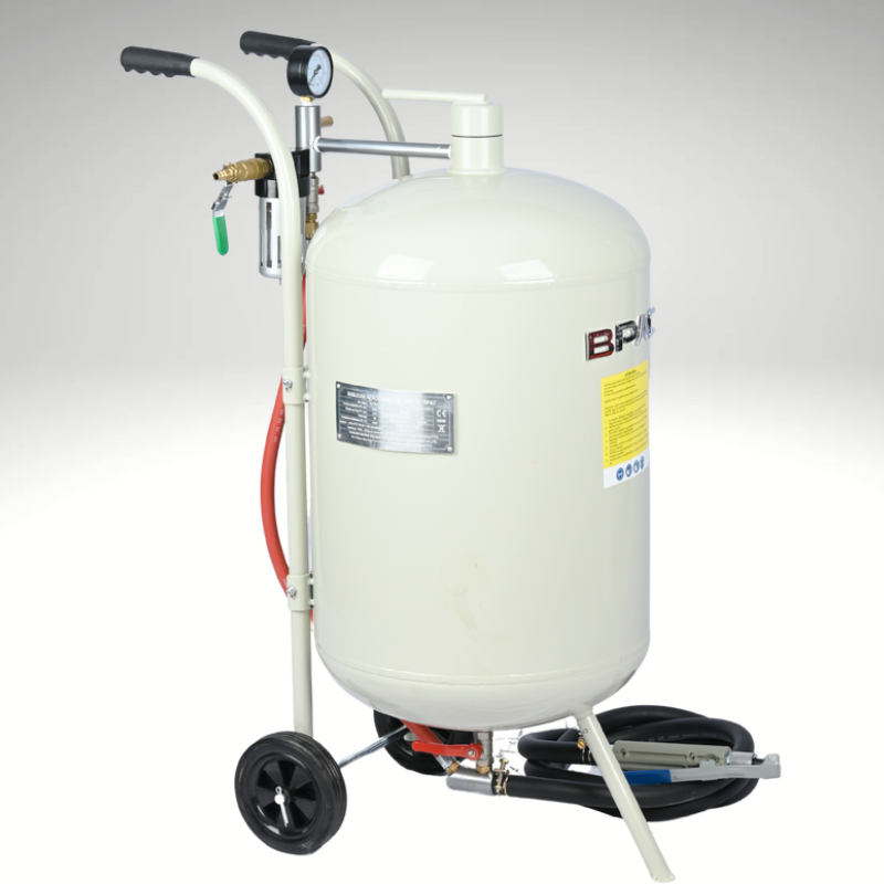Sableuse mobile 75 litres vue de profil