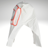 Masque - Cagoule de protection pour sablage vue de profil