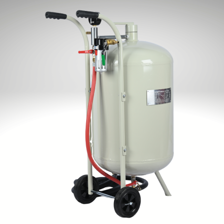 Sableuse Mobile 75L BPAC vue oblique, de dos
