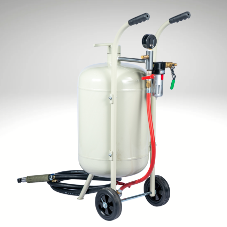 sableuse mobile 40L vue oblique de dos