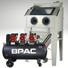 pack promo cabine de sablage 350 L et compresseur 200 L silencieux
