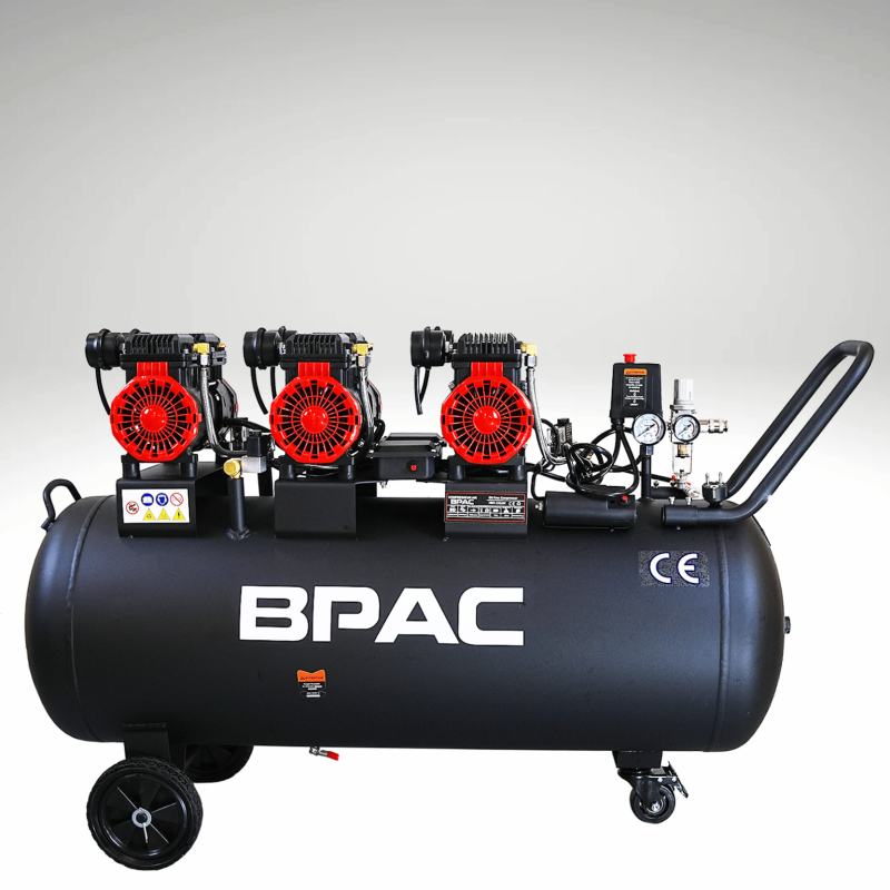 Compresseur 200 L silencieux sans huile Monophasé BPAC