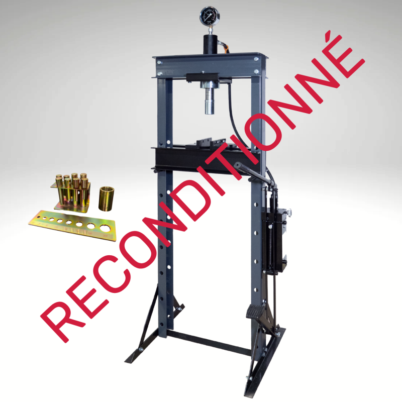 pack presse hydraulique 20T + poinçons BPAC reconditionné