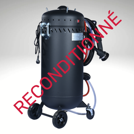 retrait sableuse mobile avec aspiration