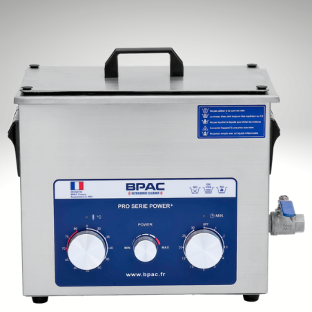 Cuve ultrason 6 litres power plus face