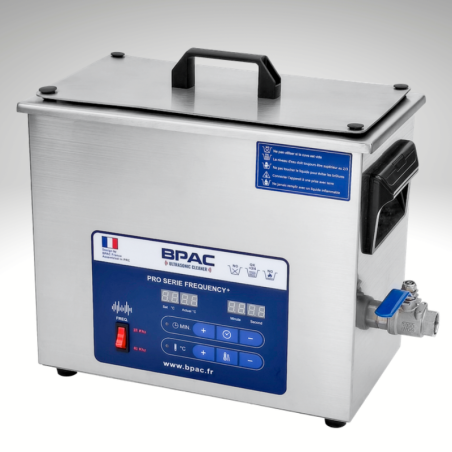 Cuve ultrason 6 litres double fréquence  coté