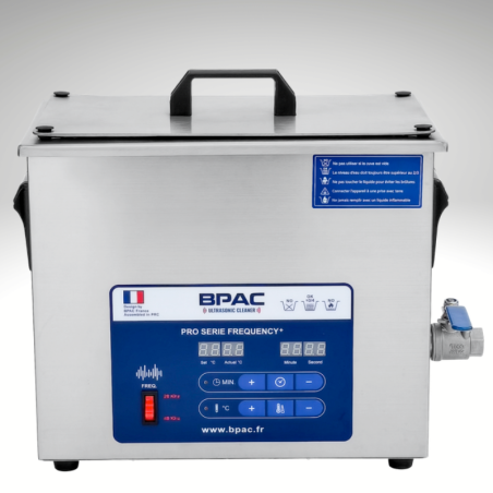 Cuve ultrason 6 litres double fréquence face