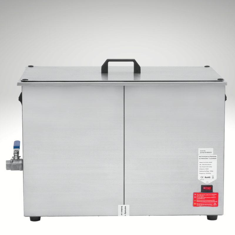 Cuve ultrason 30 litres double fréquence dos