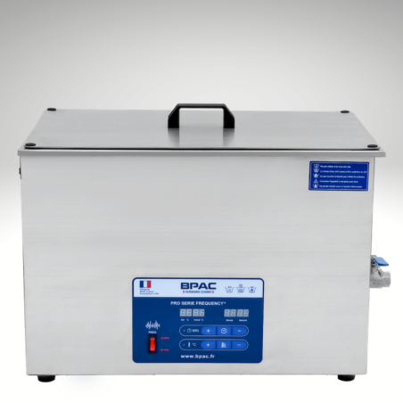 Cuve ultrason 30 litres double fréquence face