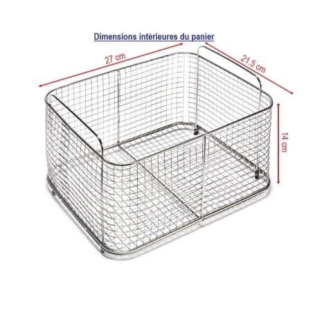 Dimensions du panier pour le modèle BPAC13SK360S