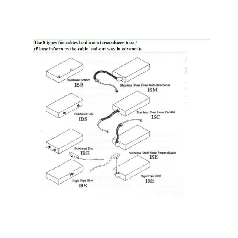 schémas boitiers transducteur ultrason immergeable 1200 watts