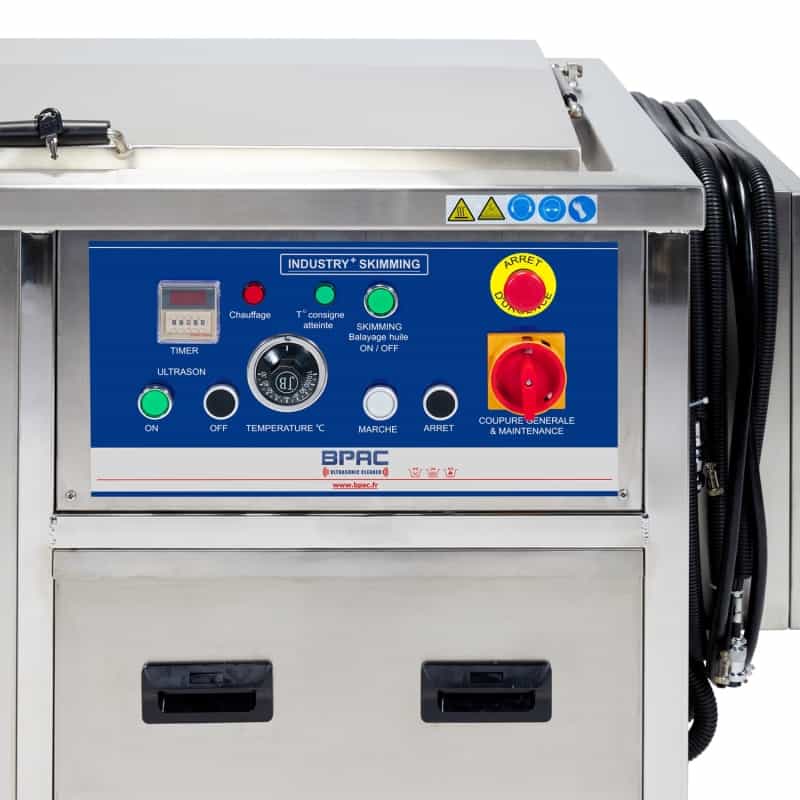 Nettoyeur ultrasons 30L pour pieces mecanique, 1207HT Machine de