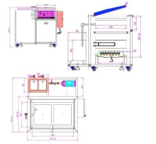 Bacs à ultrasons sur mesure